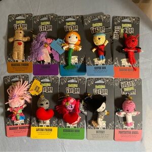 Guardian Voodoo Collectible String Doll Keychain New on Card  various lot of 10